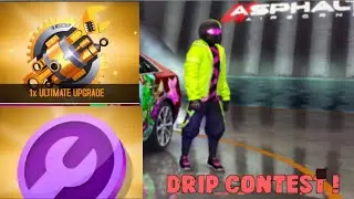 FREE 2.5Million FUC & Ulitmate upgrade | Drip Contest Asphalt 8 🏆