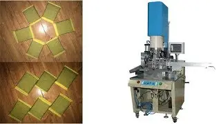 Automatic Ultrasonic Welding Cutting Steel Wire Sponge Cleaning Scrubber Scouring Pad Making Machine