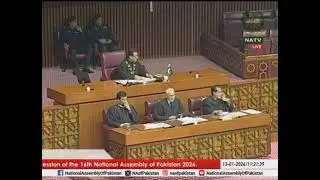 Speaker NA welcomes students and faculty of Govt Gordon Graduate College, RWP. during  NA Session