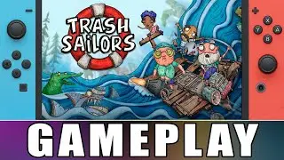 Trash Sailors - Nintendo Switch Gameplay