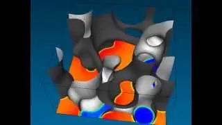 Pulsation in 3D FitzHugh-Nagumo reaction-diffusion
