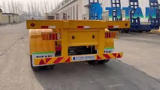 TITAN 3 Axle 40Ft Skeleton Trailer for Sale
