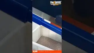 FleXiever Garden with hopper screening gravel.