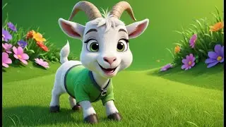 Goat Family Song &ndash; Who Eats Grass First | Fun Goat Nursery Rhyme for Kids | Farm Adventure Song