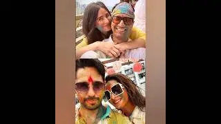 Katrina kaif and bollywood couple Holi celebration throwback #youtubeshorts #bollywood #shorts #holi