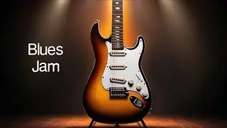 Classic Blues Rock Guitar Backing Track in F# Minor