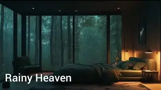 Lie down, close your eyes, and let the sound of rain guide you to sleep