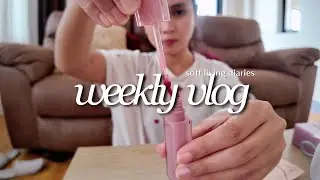Weekly Vlog in the Philippines☀️ soft living, grocery day 🛒 unboxing my Cyme Pol&egrave;ne 💼 and new Iphone