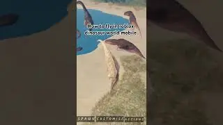 How to fly in roblox dinosaur world mobile very mega extra easy tutorial(it really works)💀