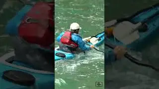 Sea kayak self rescues practice