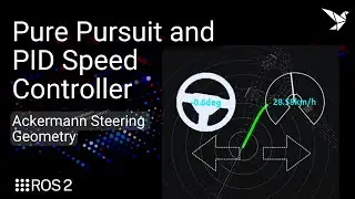 Pure Pursuit Path Tracking and PID Speed Control