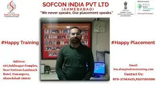 Feedback - Meet Patel | Job After Automation Training | Sofcon Ahmedabad