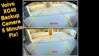 Volvo XC 40 Backup Camera Spacer Modification/Fix - More Field of View!