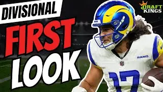 NFL Divisional Round DraftKings First Look Lineup | NFL DFS Picks