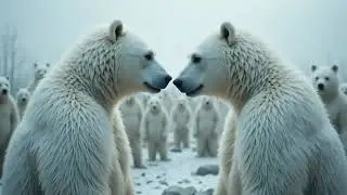 Polar Bear Fun with each other | Best animation | animal rescue |