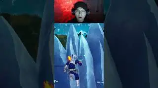 Todoroki's Ice Wall + Deku's Smash COMBO (BROKEN!)  #vvglxy #shorts #fortnite
