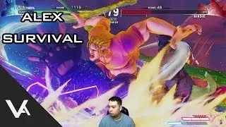 Street Fighter V / 5 - Alex Hard Survival Mode Guide
