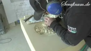 Grabstein mit Wappen &bull; Sonderanfertigung Grabmal auf Kundenwunsch - von Serafinum.de