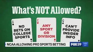 College athletes will soon be able to bet on professional sports; college sports still prohibited