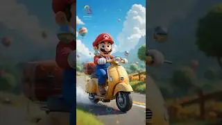 🛵Mario&rsquo;s  Adventure Begins! 🏜️✨🚗 #MarioAdventure #CamelRide #DesertQuest  #MarioWorld #FunnyMario