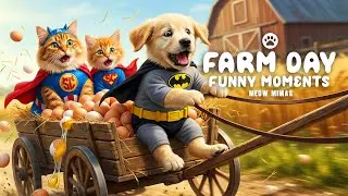 🐾A Day in the Life of the Sweetest Farm Family PART 2 🐱🌾 Mimas Story 💖
