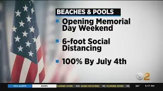 New York Beaches, Pools Will Reopen Memorial Day Weekend