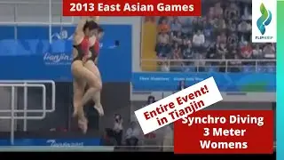 2013 Asian Games - Womens 3 Meter Synchro Diving Finals