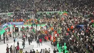İnfo Yatırım Bursaspor - Beşiktaş Emlakjet 82-76 (Maç Sonu ve Alimpijevic in Salondan Ayrılışı)