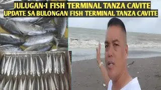 UPDATE PAGKATAPOS NG BAGYONG UWAN BULONGAN FISH TERMINAL TANZA CAVITE#seafood #fishmarket 