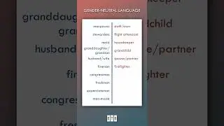 Gender-Neutral Language