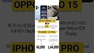 OPPO RENO 15 VS IPHONE 15 PRO !! #shorts #shortvideo #youtubeshorts #viral #short #trending #funny