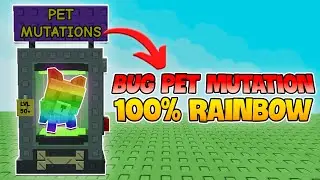 C&Aacute;CH BUG PET MUTATION RAINBOW Grow A Garden | Xuyen Roblox