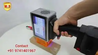 Portable handheld laser marking machine || laser Engraving machine ||