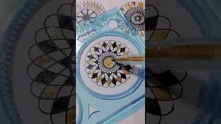 Geometric Art Designs with Magic Ruler 💖💖 #shorts #shortsfeed