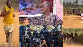 Arrest everyone involved in the Scene and dealt with Lawfully . Ghanaians must respect authorities..