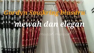 Gordyn Smokring bludru mewah harga murah