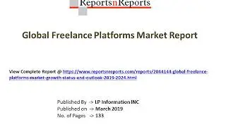 Freelance Platforms Market Analysis by Latest Trends, Growth Factors, Key Players and Forecasts