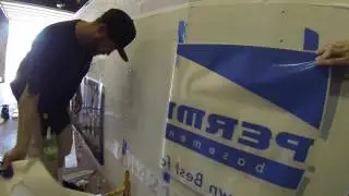 Perma Seal Box Truck Vinyl Install