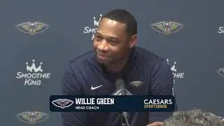 Willie Green on comeback OT win, CJ McCollum | Pelicans-Jazz Postgame Interview 1/20/2025