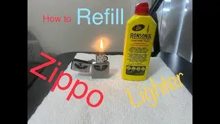 How to refill a zippo lighter hack