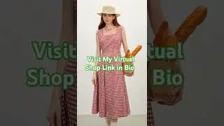 🔥 Trending 2025 Summer Dress | Stylish Red Plaid Dress on Sale! 👗#fashion #shorts