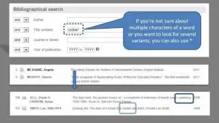 Searching with wildcards