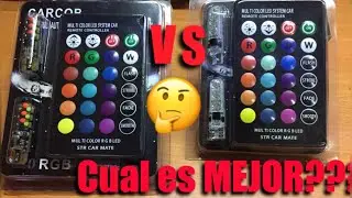 ✅REVIEW #7 LED T10 vs LED T10 para MOTO - CUAL es la DIFERENCIA, Cuál ILUMINA MAS (LED RGB) Control