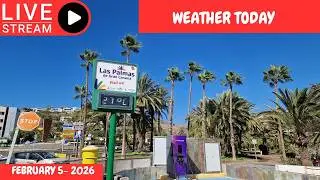 Gran Canaria LIVE 🔴 WEATHER TODAY - FEBRUARY 5- 2026