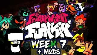 EDCM Stream - Friday Night Funkin [Week 7 feat. Whitty, Hex, & Miku]