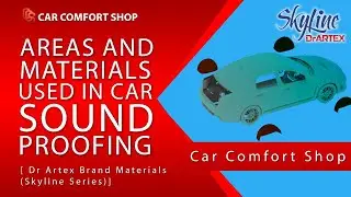 CCS Car Comfort Shop - Areas and Materials Used in Car Soundproofing (DrArtex - Skyline Series)
