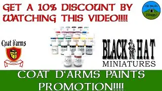 Get a 10% Discount on Coat D'Arms Paints by Watching This Video!!!