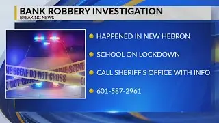 New Hebron bank robbery