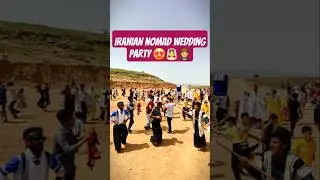 An Iranian nomad wedding party is a vibrant, often held among tribes like the Qashqai or Bakhtiari.