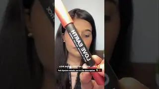 LOVE EARTH CRAYON LIPSTICK IRIS SWATCH🥰 #lipstick #lipswatch #viral #lipstickreview #makeupshorts